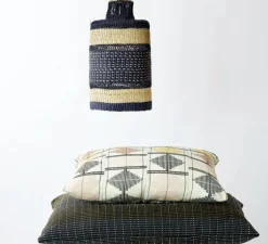 Suspension, Dash, naturel, bleu foncé, Ø20cm, H35cm - Golden Editions