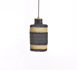 Suspension, Dash, naturel, bleu foncé, Ø20cm, H35cm - Golden Editions