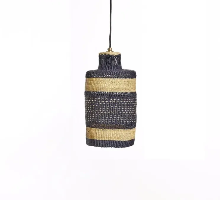Suspension, Dash, naturel, bleu foncé, Ø20cm, H35cm - Golden Editions