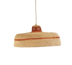 Suspension, Deeply, fibre naturelle, gingembre, Ø55cm, H22cm - GOLDEN Editions