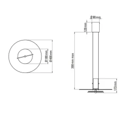 Suspension, Delumina, transparent, Ø40cm, H17,3cm - DCW éditions Paris