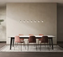 Suspension, Dew, chrome, sans rosace, LED, 2700K, 440lm, Ø11cm, H11cm - KDLN