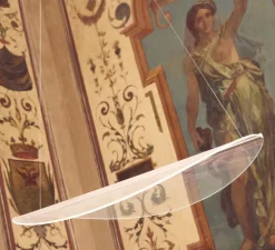 Suspension, Diphy, transparent, LED, dim, 3000K, 2609lm, L53,6cm, H220cm - Stilnovo