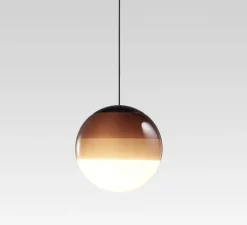 Suspension, Dipping light 40, chocolat, LED, 2700k, 3280lm, Ø40cm - Marset