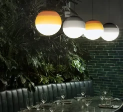 Suspension, Dipping light 30, ambre, LED, 2700k, 913lm, Ø30cm - Marset