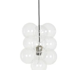 Suspension, Diy, transparent, argent, H48cm, Ø12cm - House Doctor