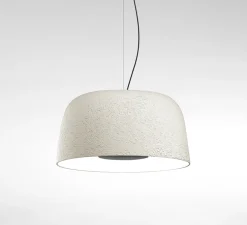 Suspension, Djembé 65.35, blanc RAL 1013, LED, 2700K, 1844lm, Ø64,6cm, H35cm - Marset