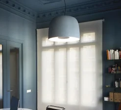 Suspension, Djembé 42.28, bleu ciel PANTONE 7542C, LED, 2700K, 925lm, Ø42cm, H28cm - Marset