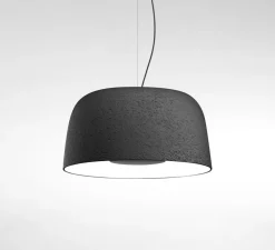 Suspension, Djembé 42.21, gris, LED, dim, 2700K, 955 lm, Ø21cm, H41,6cm - Marset