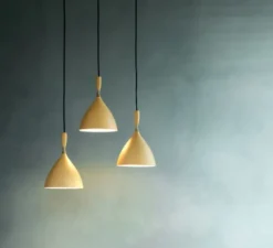 Suspension, Dokka, jaune, Ø16,5cm, H24,5cm - Northern