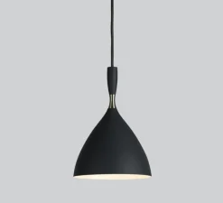 Suspension, Dokka, noir mat, Ø16,5cm, H24,5cm - Northern