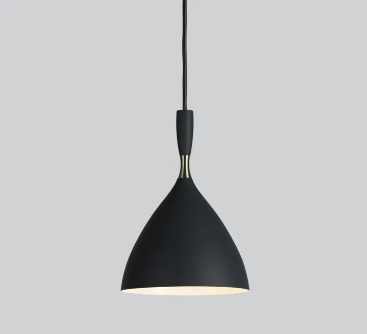 Suspension, Dokka, noir mat, Ø16,5cm, H24,5cm - Northern