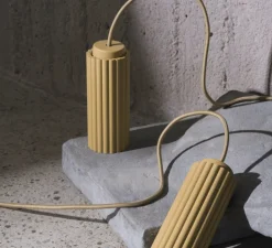 Suspension, Donna 7, jaune, Ø7cm, H17cm - PHOLC