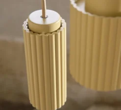 Suspension, Donna 7, jaune, Ø7cm, H17cm - PHOLC