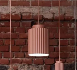 Suspension, Donna 18, rose, Ø18cm, H25cm - PHOLC