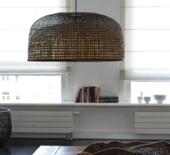 Suspension, Doppio Grid, noir, Ø80cm, H41cm - Ay Illuminate