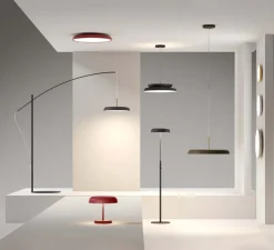 Suspension, Doppio Zero M, blanc, LED, dim, 2700K, 3170 lm, Ø45cm, H16cm - Lumen Center Italia