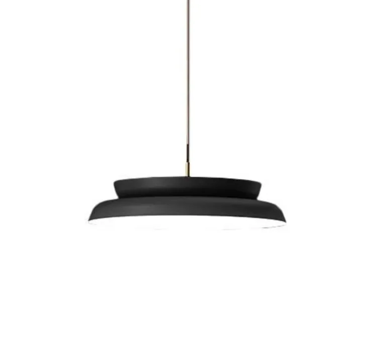 Suspension, Doppio Zero M, noir, LED, dim, 2700K, 3170 lm, Ø45cm, H16cm - Lumen Center Italia