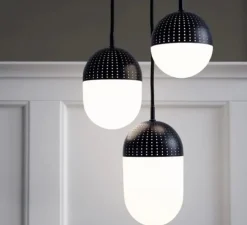 Suspension, Dot, Large, noir, Ø12cm, H21cm - WOUD