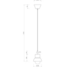 Suspension, Down 15, beige, Ø15cm, H19cm - Cobankeryd