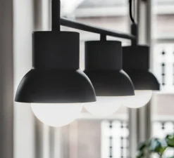 Suspension, Down Long, noir mat, L81,8cm, H18,6cm - Cobankeryd