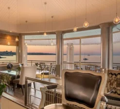 Suspension, Drop Led, verre transparent, chrome, Ø12cm, H170cm - Alma light