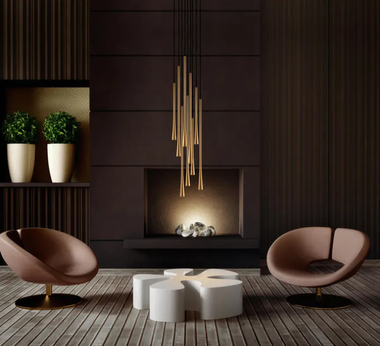 Suspension, Drop S1, or, LED, 350lm, dimmable, Ø7cm, H60cm - Light Point