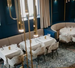 Suspension, Drop S2, rose doré, LED, 2700K, 200lm, Ø7cm, H90cm - Light Point