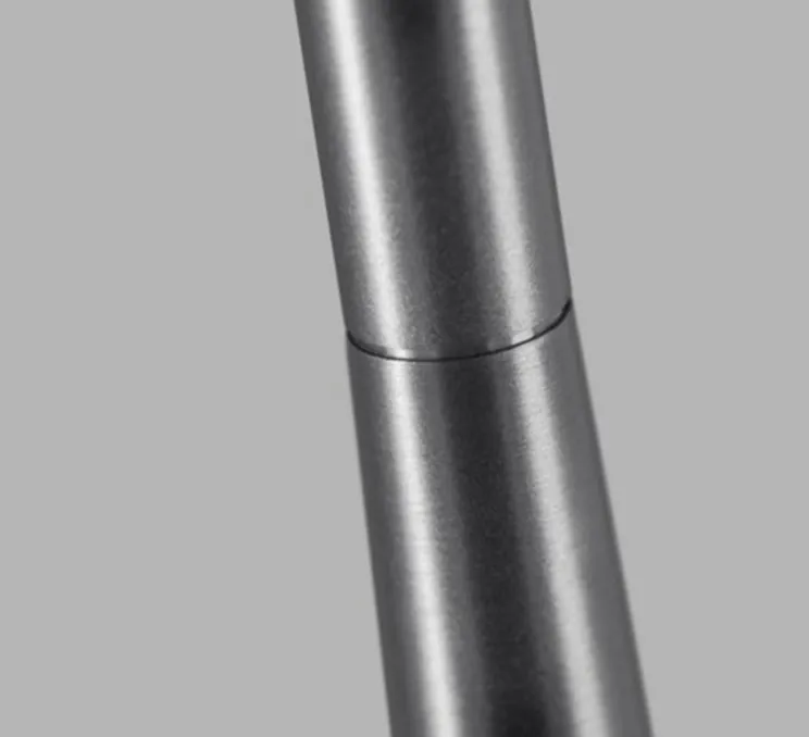 Suspension, Drop S1, titanium, LED, dim, 2700K, 540 lm, Ø5,5cm, H60cm - Light Point