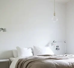 Suspension, E27, blanc, LED, H23cm, Ø12,5cm - Muuto