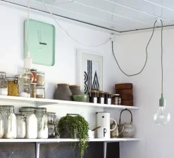 Suspension, E27, blanc, LED, H23cm, Ø12,5cm - Muuto