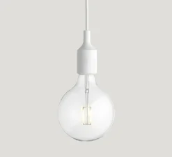 Suspension, E27, blanc, LED, H23cm, Ø12,5cm - Muuto