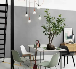 Suspension, E27, vert clair, LED, H23cm, Ø12,5cm - Muuto