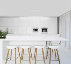 Suspension, Ello 13.0, blanc, LED, dim, 3000K, 1110 lm, L131,4cm, H8cm - Wever&Ducré