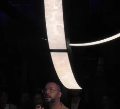 Suspension, Elo, noir et blanc, LED, dim, 2700-6500K, L150cm, H103,6cm - Brokis