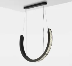 Suspension, Elo, noir et blanc, LED, dim, 2700-6500K, L150cm, H103,6cm - Brokis