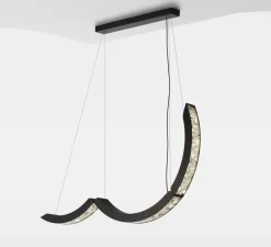 Suspension, Elo, noir et blanc, LED, dim, 2700-6500K, L150cm, H103,6cm - Brokis