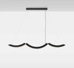 Suspension, Elo, noir et blanc, LED, dim, 2700-6500K, L150cm, H103,6cm - Brokis