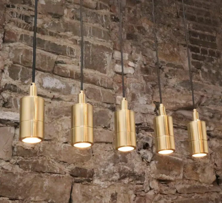 Suspension, Ennis, laiton, IP44, Ø6,3cm, H11cm - Mullan Lighting