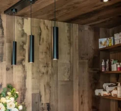 Suspension, Enola B, Noir, Ø6,7cm, H30cm - Slv