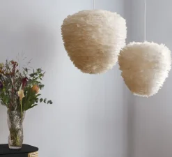 Suspension, Eos Evia Medium, marron, IP20, Ø40cm, H39cm - Umage