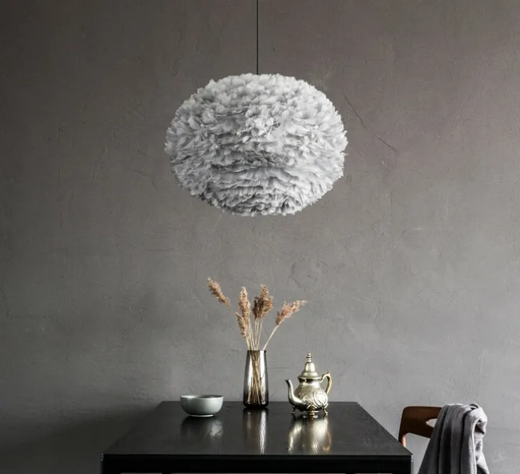 Suspension, Eos large, gris clair , Ø60cm, H40cm - Umage