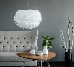 Suspension, Eos M, blanc, câble blanc, Ø45cm, H30cm - Umage