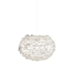Suspension, Eos M, blanc, câble blanc, Ø45cm, H30cm - Umage
