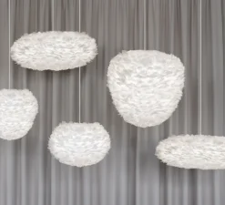 Suspension, Eos mini blanc avec câble Cord Set blanc , blanc, Ø20cm, H35cm - Umage