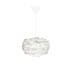 Suspension, Eos mini blanc avec câble Cord Set blanc , blanc, Ø20cm, H35cm - Umage