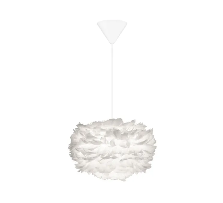 Suspension, Eos mini blanc avec câble Cord Set blanc , blanc, Ø20cm, H35cm - Umage
