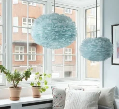 Suspension, Eos mini, bleu clair, Ø35cm, H20cm - Umage