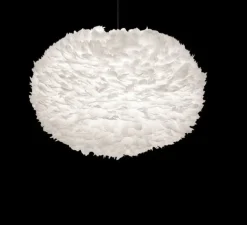 Suspension, Eos XL, blanc, plumes d'oie, Ø75cm, H45cm - Umage
