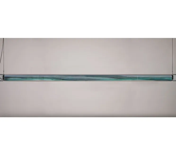 Suspension, Estela, turquoise , LED, 3000K, 2400lm, L150cm, H6cm - LZF